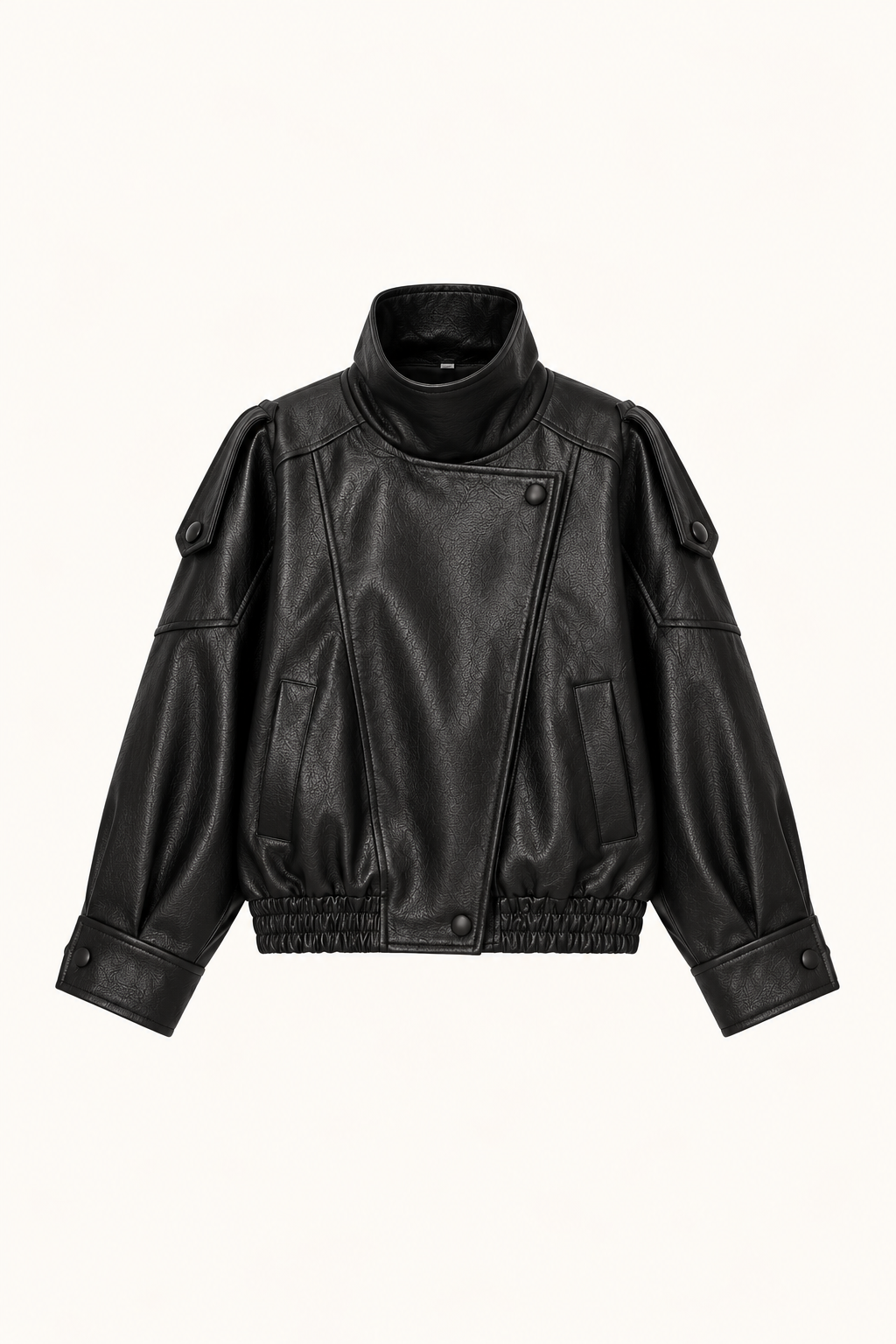 Chaqueta Milo BY MANAY negro — vista frontal producto
