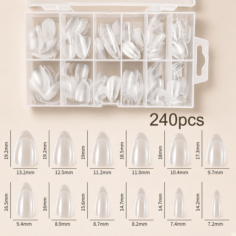 SOFT GEL TIPS — ALMOND