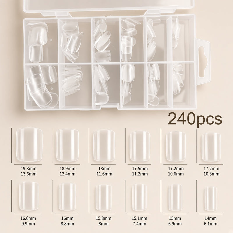 SOFT GEL TIPS — SQUARE
